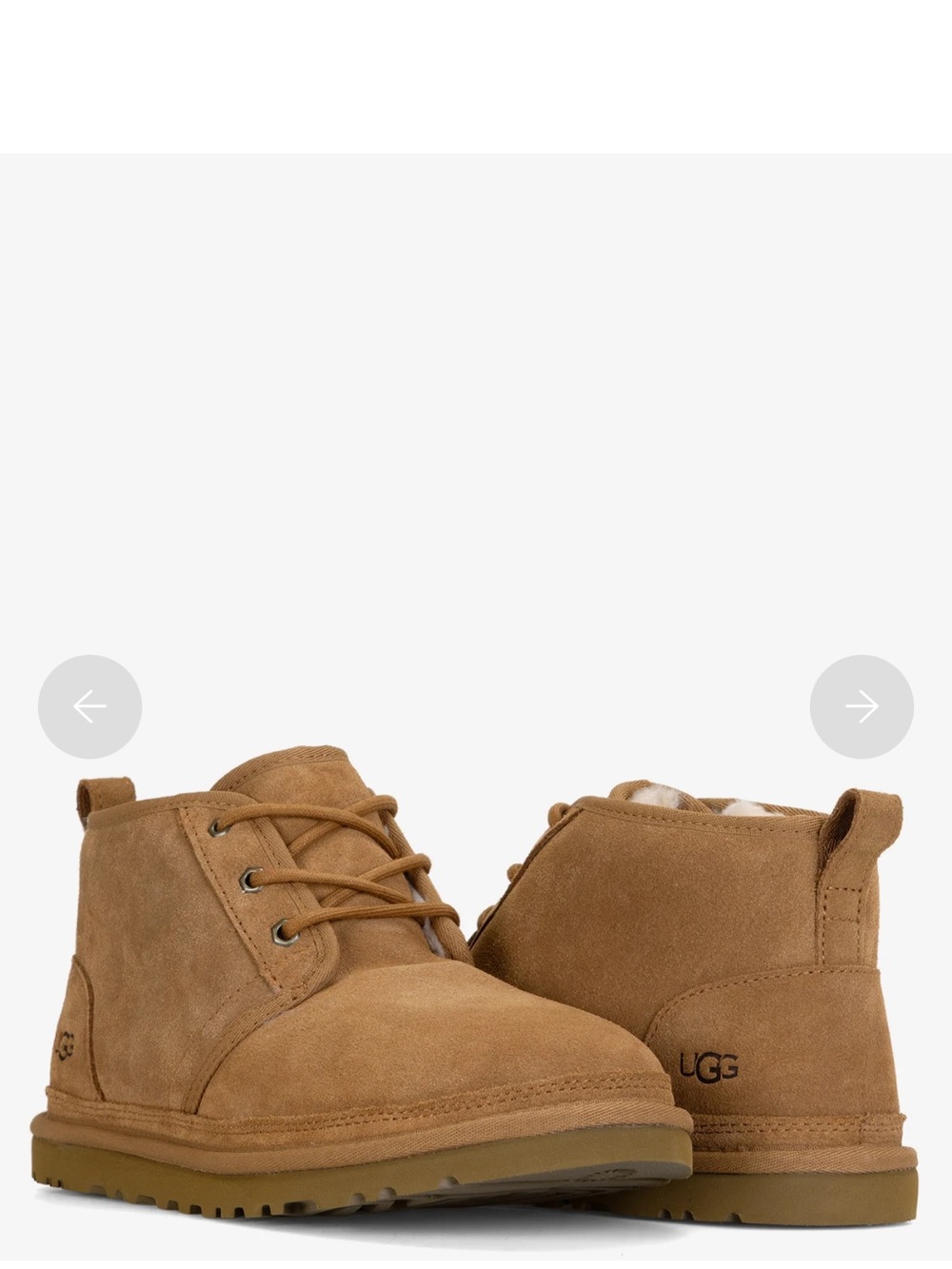 UGG mens Chukka Boot - Chestnut/Tan Suede